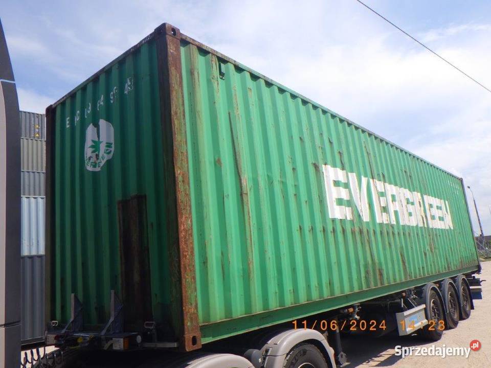 Kontener morskimagazynowy 40HC używany sprawny lubelskie Lublin sprzedam