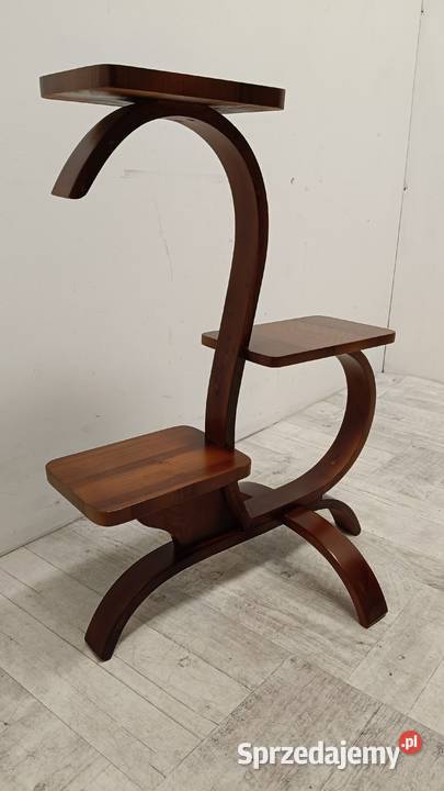 kwietnik na kwiaty art deco design drewniany