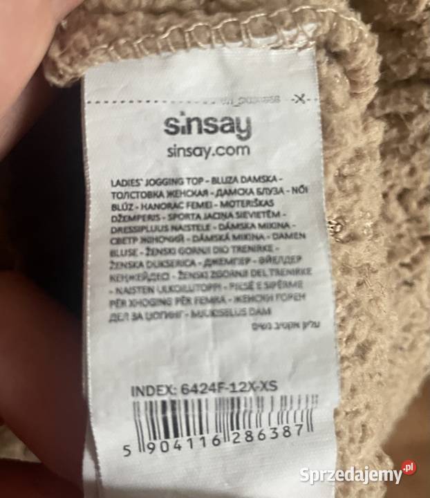 Bluza misiu Sinsay Rozmiar 34 Cybinka