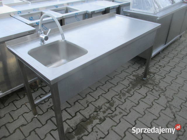 Zlew Gastronomiczny 1 Komorowy Z Blatem 1607085 Ostrów Wielkopolski sprzedam