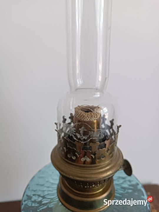 Stara lampa naftowa mosiądz Francja Pozostałe wielkopolskie