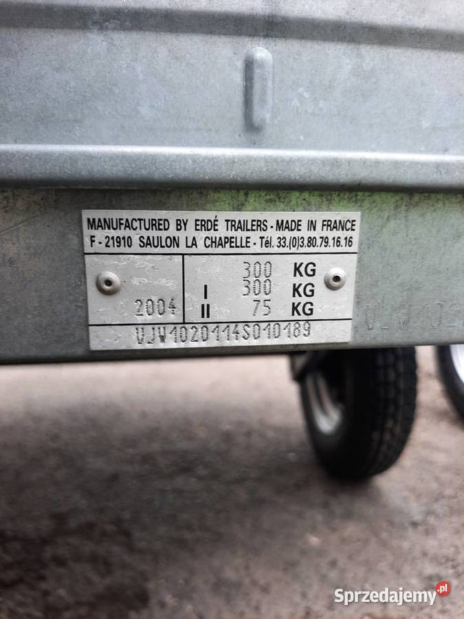 Przyczepka Erde102 wywrotka Będzin