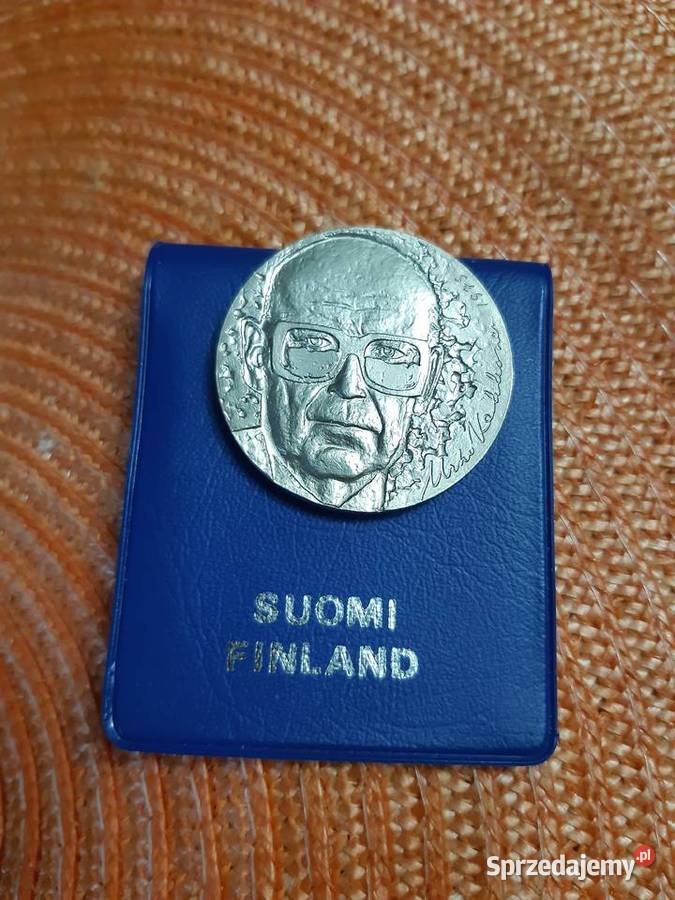 moneta srebrna Finlandii z 1975r Łomża