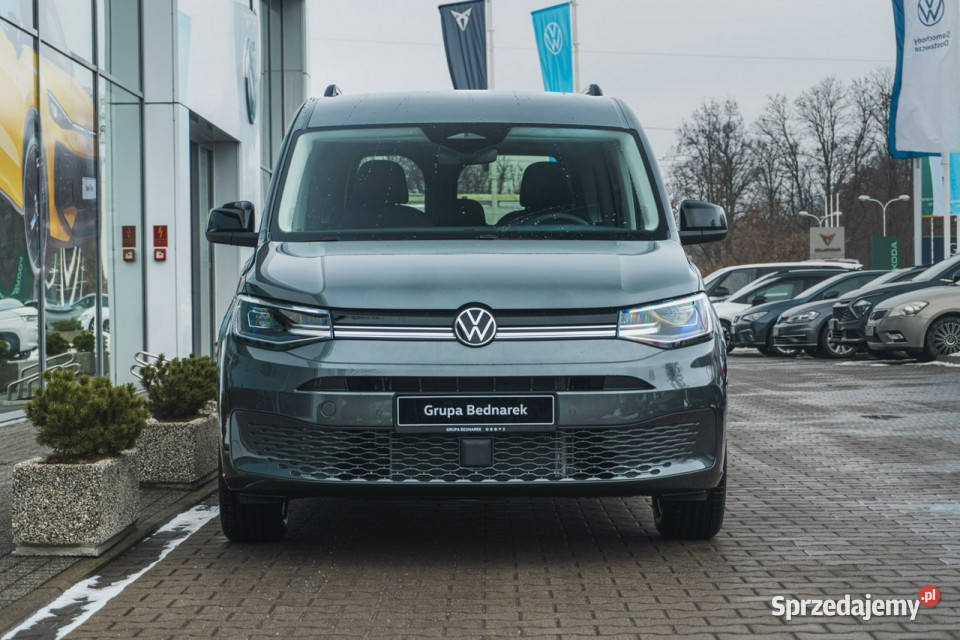 Volkswagen Caddy Style 20 TDI 122 DSG 2755mm elektryczne lusterka Łódź