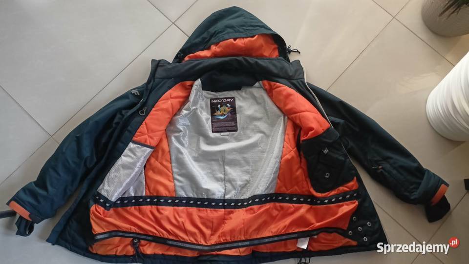 Kurtka męska granat zimowa narciarska 4F L st