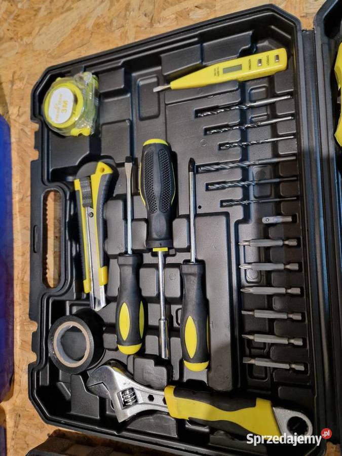 Zestaw narzędzi wkrętarka młotek szczypce 68el Głogowa sprzedam