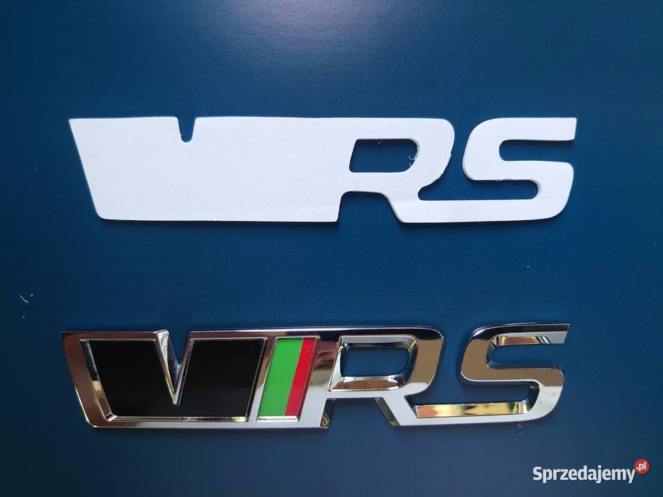 Logo znaczek Skoda VRS oryginał 5E0853687R