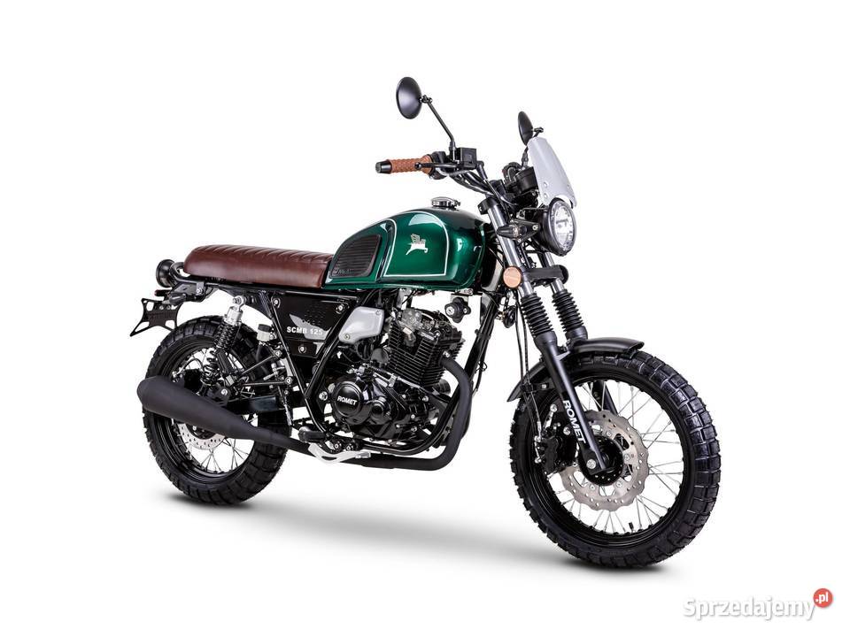Romet SCMB 4T EURO 4 125cc scrambler wysyłka czerwony Wrocław