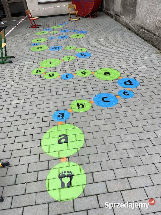 Alfabet Koralegra podwórkowa gra chodnikowa Opole sprzedam