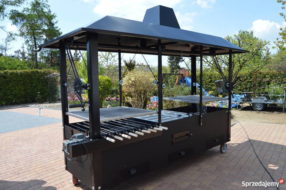 Gastronomiczny grill cateringowy gazowy węglowy Damasławek sprzedam