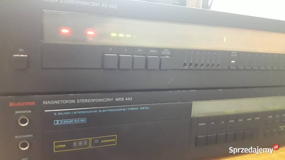 Unitra Diora Tuner AS 642 Magnetofon MDS 442 Warszawa sprzedam