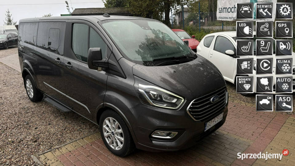 Ford Tourneo Custom 20tdci 130 automat 9os Long Tourneo Custom pomorskie Gdańsk