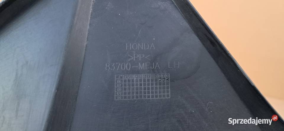 HONDA CBR 600RR WYPEŁNIENIE LEWE NAKŁADKA lubuskie Trzciel