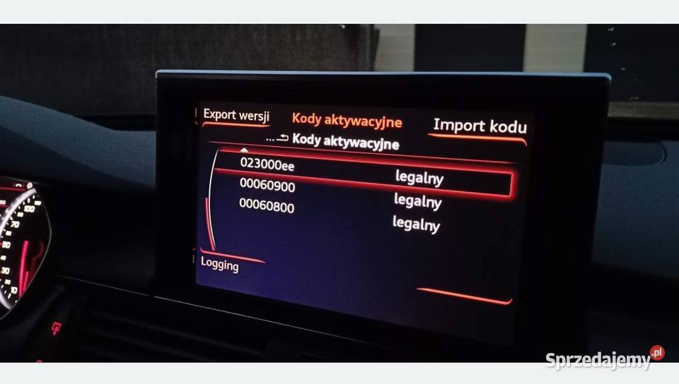 Mapy Audi CarPlay i Android Auto MIB2 4G MHI2