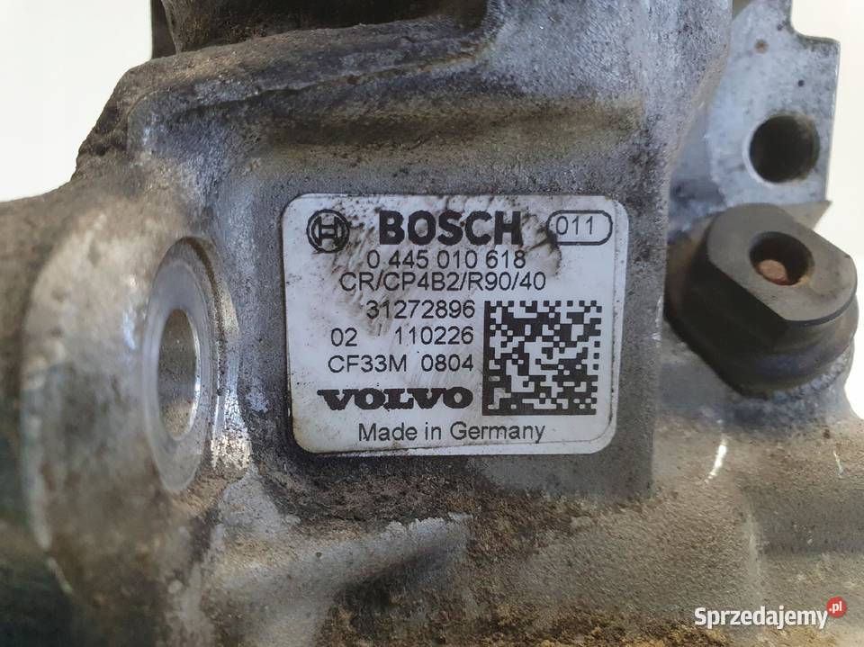 Volvo XC60 20 D D3 POMPA WTRYSKOWA paliwa Janów
