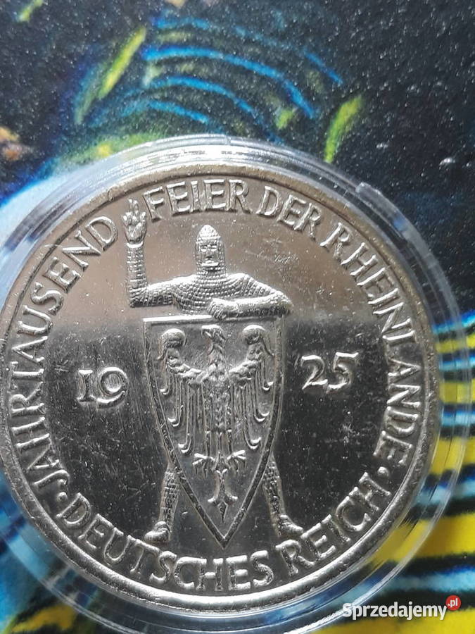 3 Marki Weimar 1925 rmen E Rycerzrzadkość wielkopolskie Konin