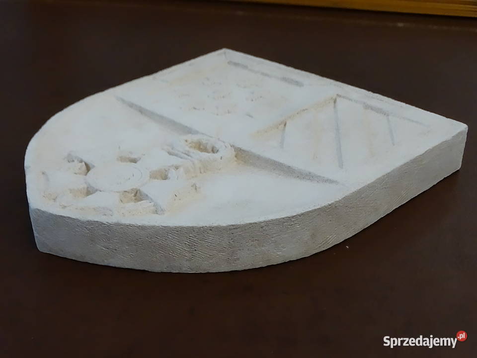 Płaskorzeźba Herb Księstwa Burgundii Dijon 21x18 sprzedam