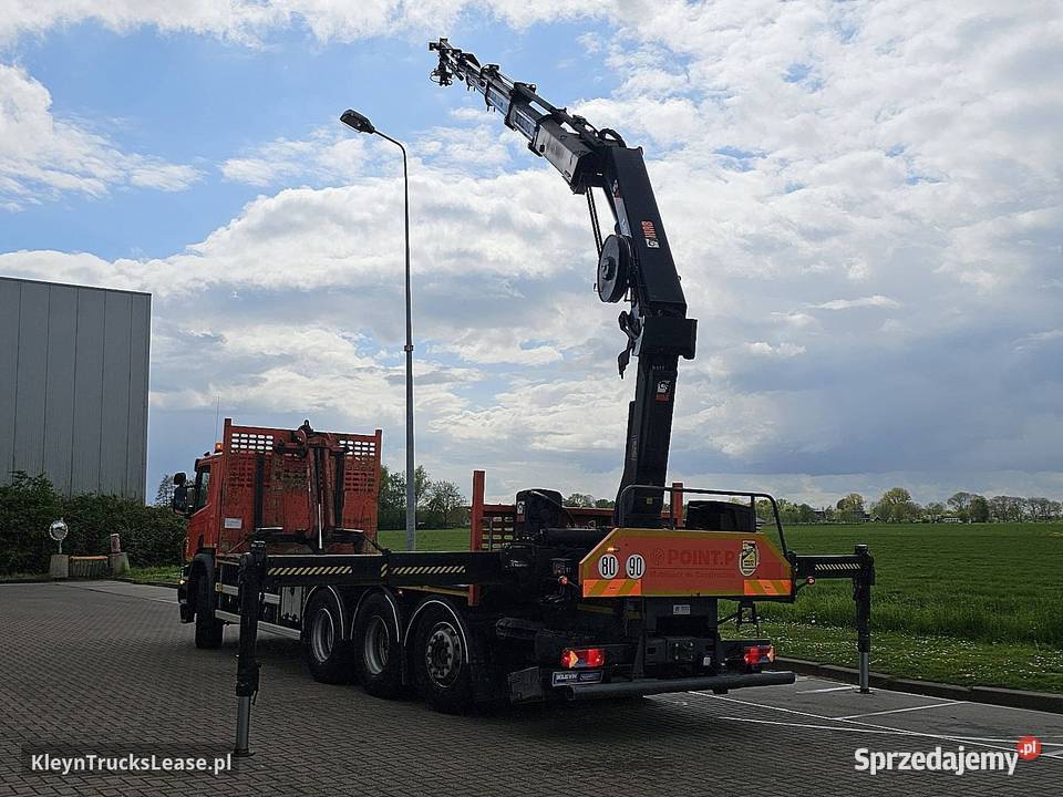 Scania P410 HIAB 258EP5 platforma 8x4 2018