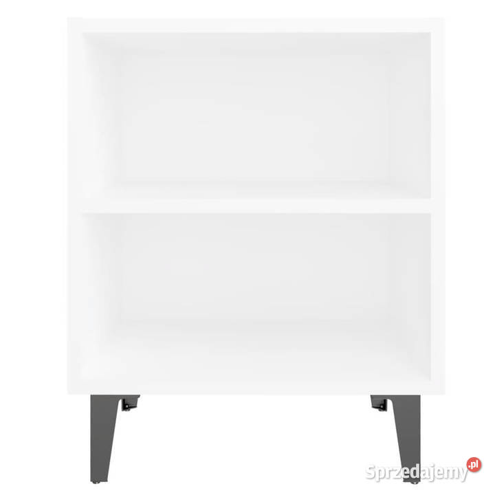 Szafka nocna z metalowymi nóżkami biała 40x30x50 Warszawa