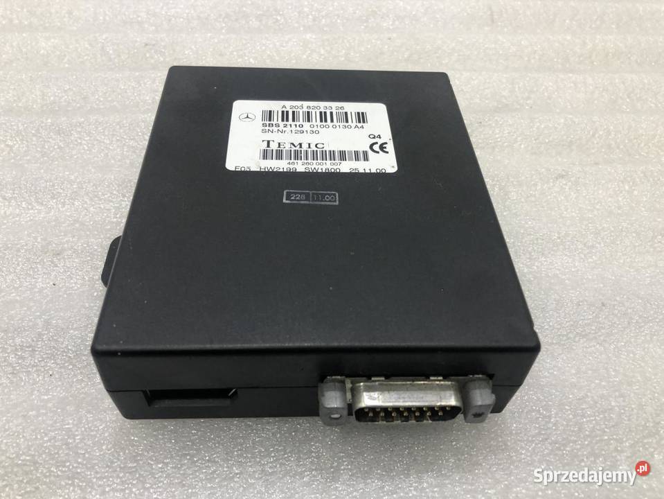 MODUŁ STEROWNIK GŁOSU MERCEDES W203 A2038203326