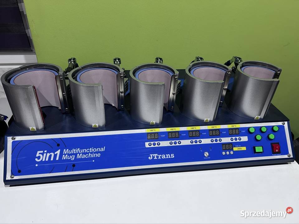 Prasa do kubków 5 sublimacja termotransfer Produkcja Lipiany