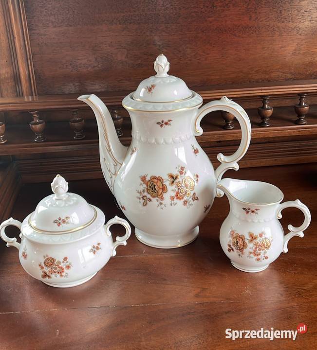 Dzbanek cukiernica i mlecznik KPM Germany 192545 Gdańsk