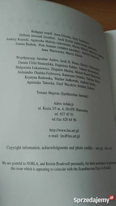 Literatura na świecie 781998 Skandynawia sprzedam