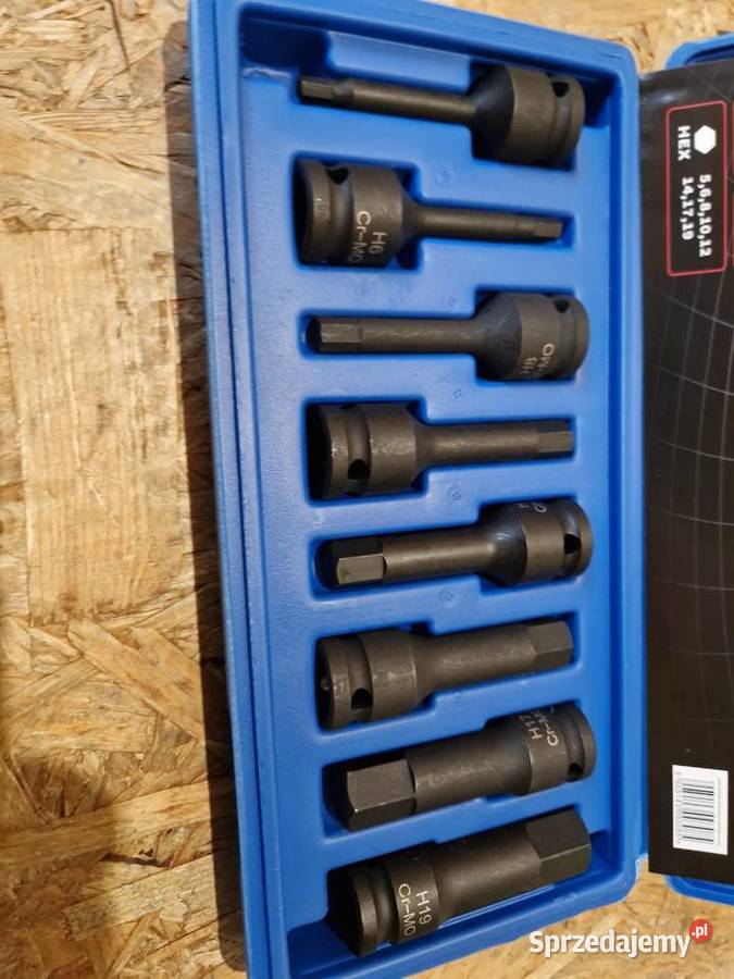 KLUCZE NASADKI UDAROWE IMBUS HEX 8 H5K19 CRMO Głogowa