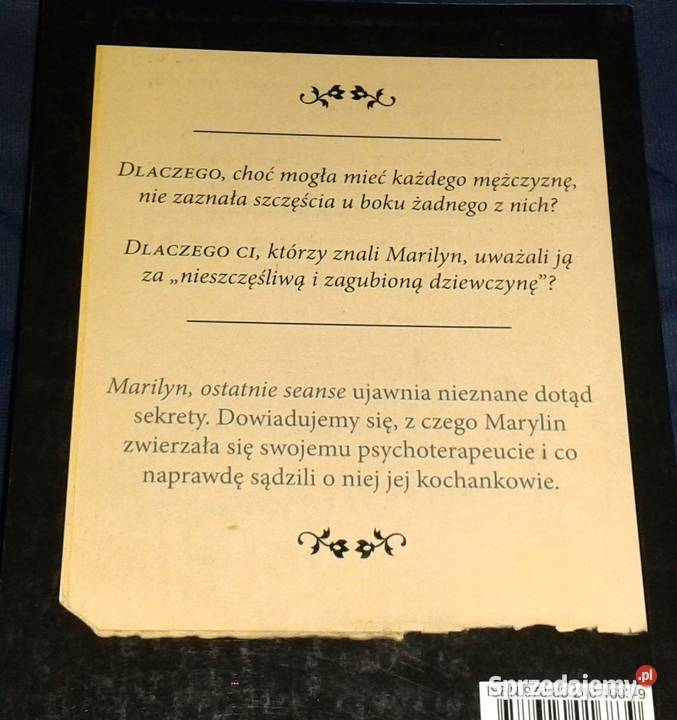 Marilyn ostatnie seanse Michel Schneider