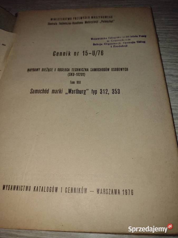 Katalogi czesci zamiennych napraw do samochodow