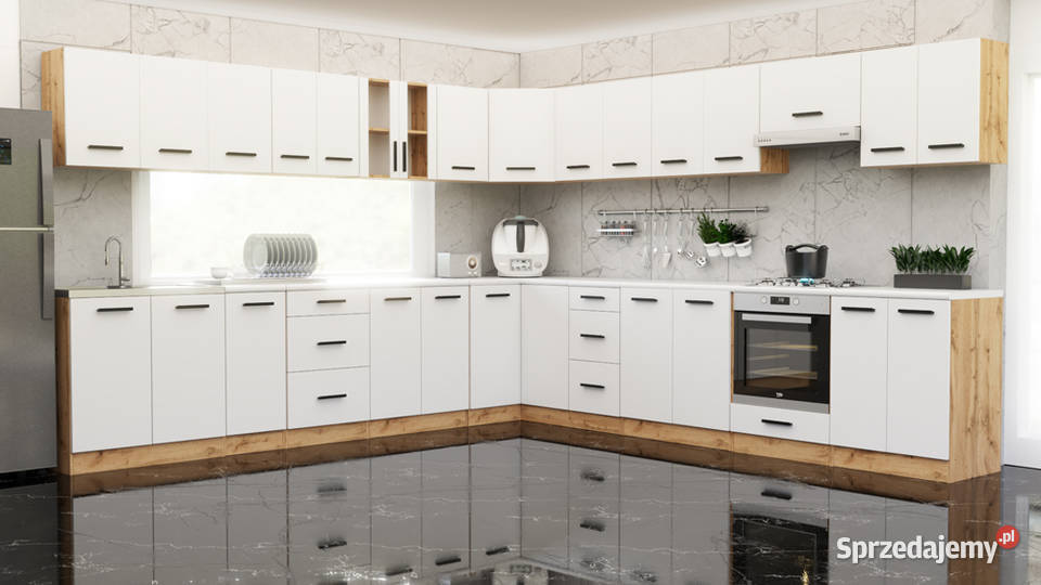 Meble Kuchenne Nowoczesne Narożne Kuchnia Rossa 680cm Kuchenne Elbląg