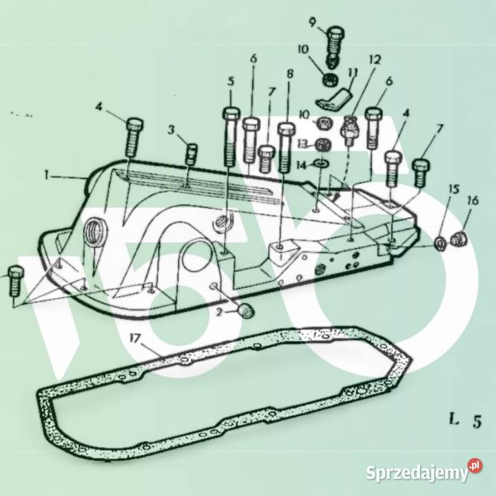 Obudowa L32061 Podnośnik AL31424 Ramię T29931 Wilkowo