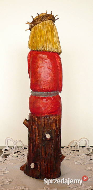 Rzezba ludowa Jezus Frasobliwy Przasnysz sprzedam