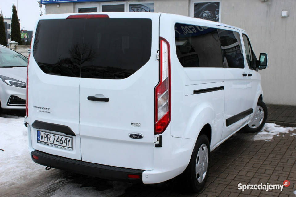 Ford Transit Custom Long 9osobowy SalonPL FV23 immobilizer Transit  Custom Sokołów