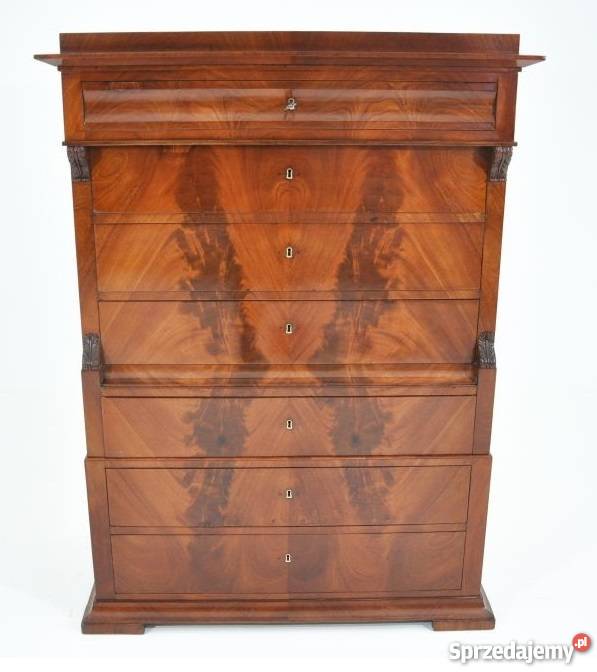 Antyczna komoda szyfoniera Biedermeier