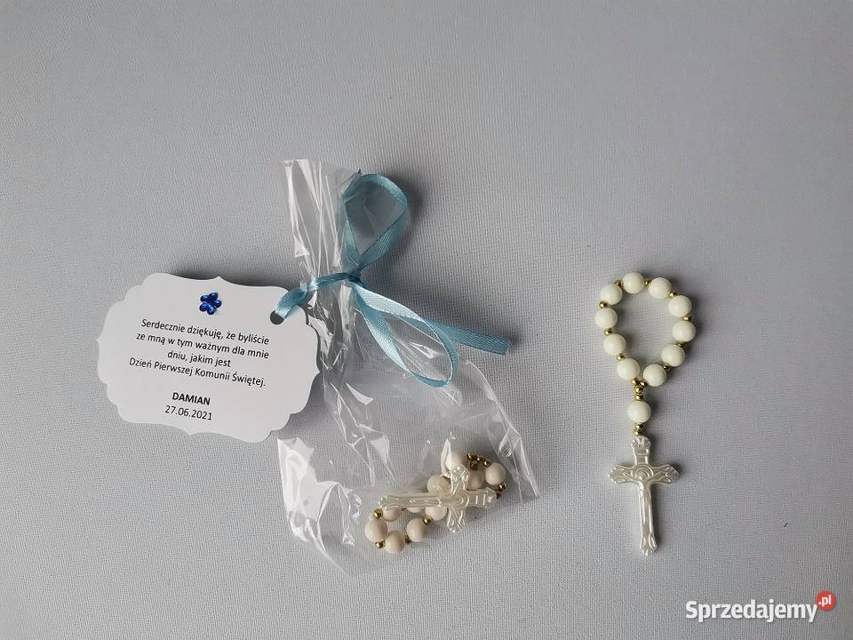 Podziękowania Komunia Chłopiec Różaniec Ecri A1 Poznań sprzedam