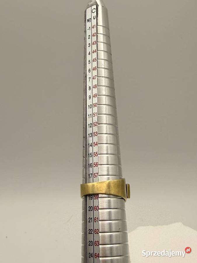 Wykwintny Złoty Pierścionek Vintage Modernist Pierścionki Szczecin