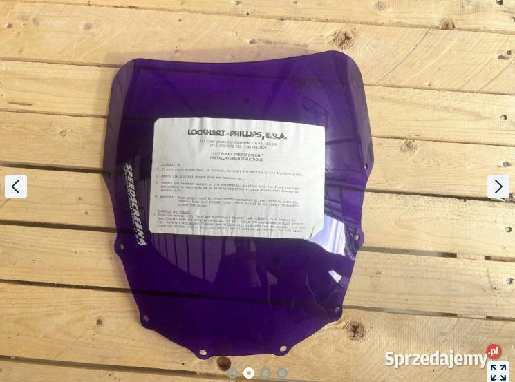 Szyba NOWA LockhartPhillips usa Kawasaki zx6r wielkopolskie Ostrów Wielkopolski sprzedam