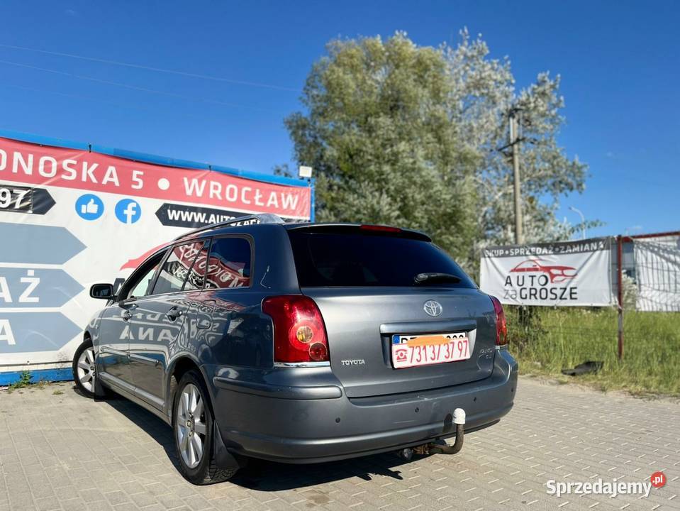 Toyota Avensis 20 D4D2004Dł opłaty HAK Alufelgi Wrocław