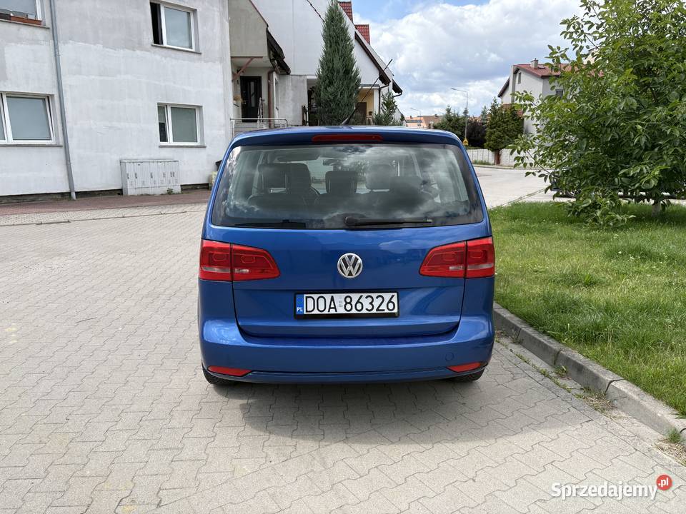 Volkswagen Touran 2011 VW 16tdi 105 DSG automat VAT marża Touran dolnośląskie Jelcz-Laskowice