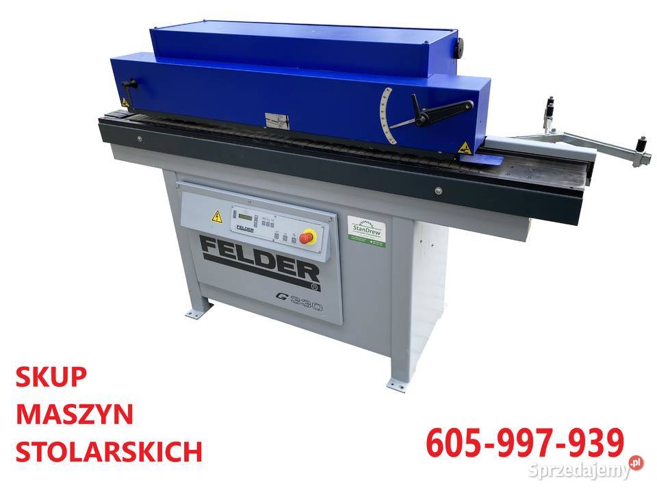 SKUP MASZYN STOLARSKICH piła okleiniarka pomorskie Mojusz