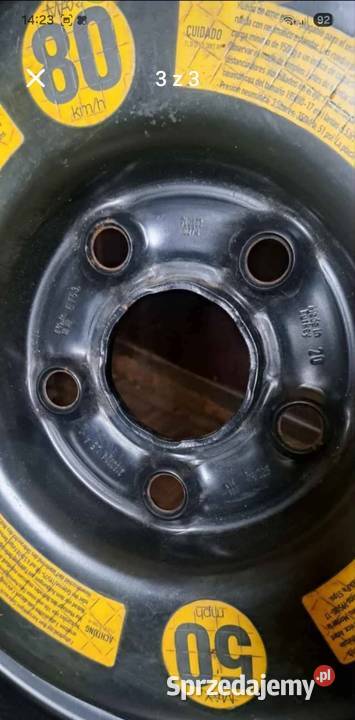 Koło zapasowe dojazdowe verdestein VW Touareg dolnośląskie Lwówek Śląski