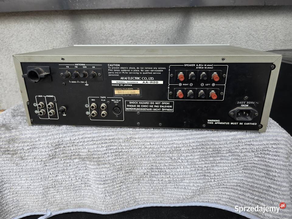amplituner akai aar20 stereo Chełm Śląski