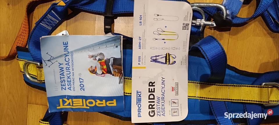 Zestaw Asekuracyjny GRIDER 5S Polskiej firmy śląskie Dąbrowa Górnicza