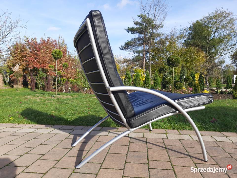 designerski fotel Harvink skóra Strzelno