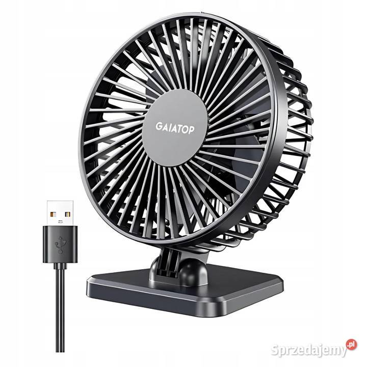Gaiatop Wentylator Biurkowy USB Cichy 3 Biegi Rzeszów