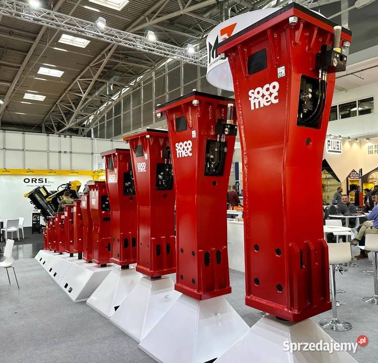 Młot hydrauliczny wyburzeniowy SOCOMEC DMS 300 Koszalin sprzedam