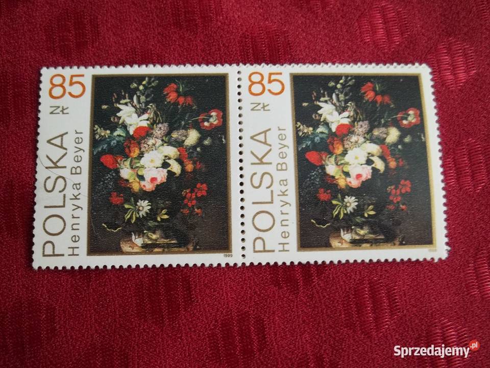 Znaczek pocztowy Kwiaty w malarstwie łódzkie Łódź