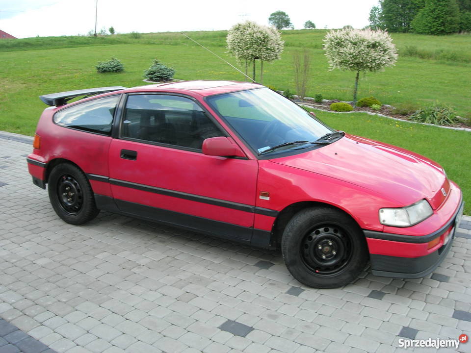 Honda CRX ED9 D16A9 oryginalny lakier 75 czerwony Orzechówka