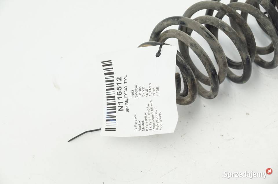 FABIA III SPRĘŻYNA TYŁ